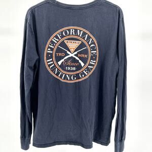 Columbia PHG Navy Performance Hunting Gear Long Sleeve TShirt